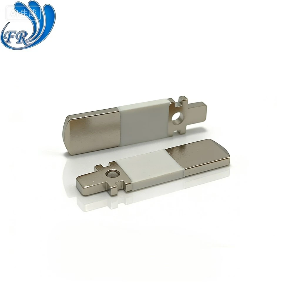 White GB Standard Semi-Encapsulated Plug Blades