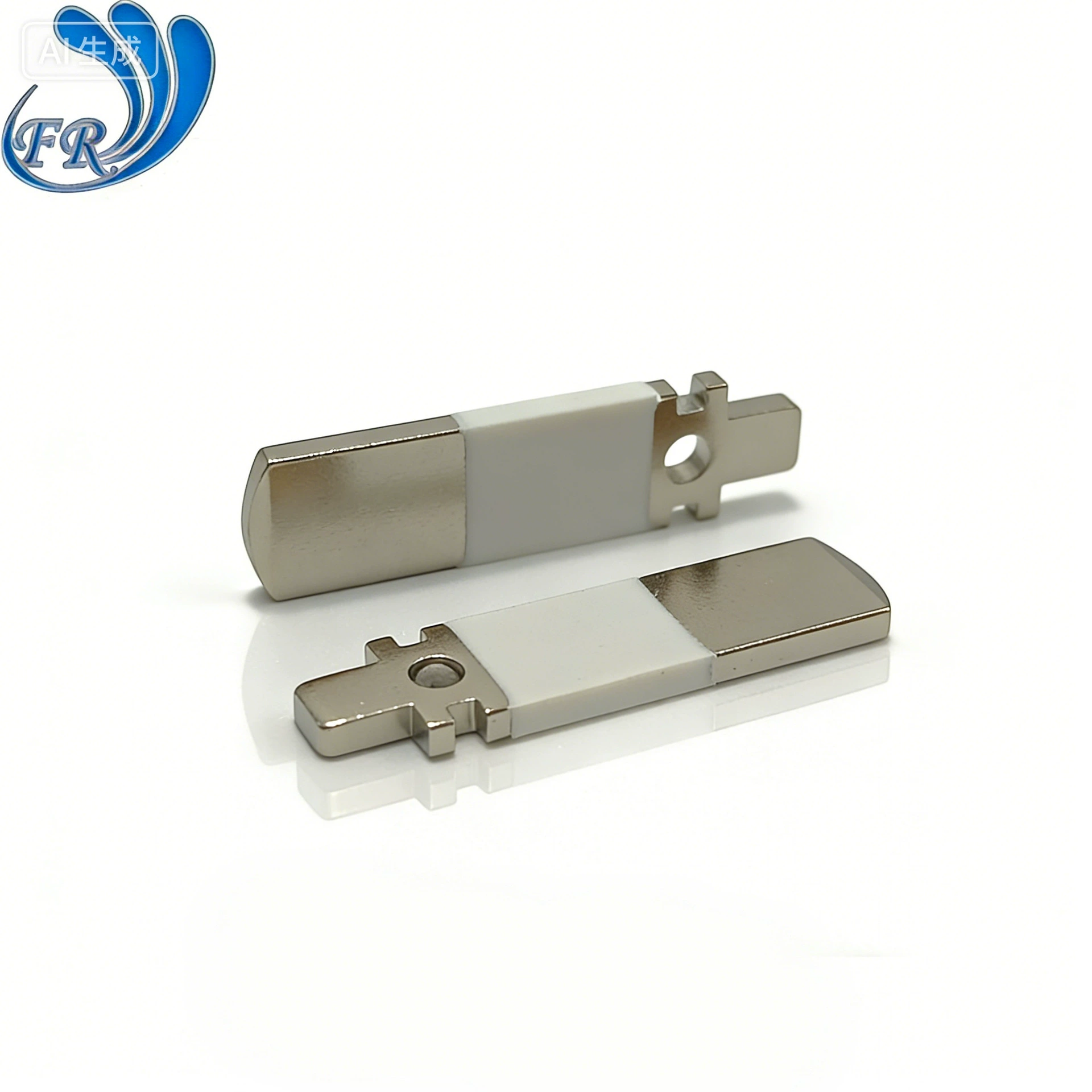 White Semi-Overmolded New GB Standard Plug Blades